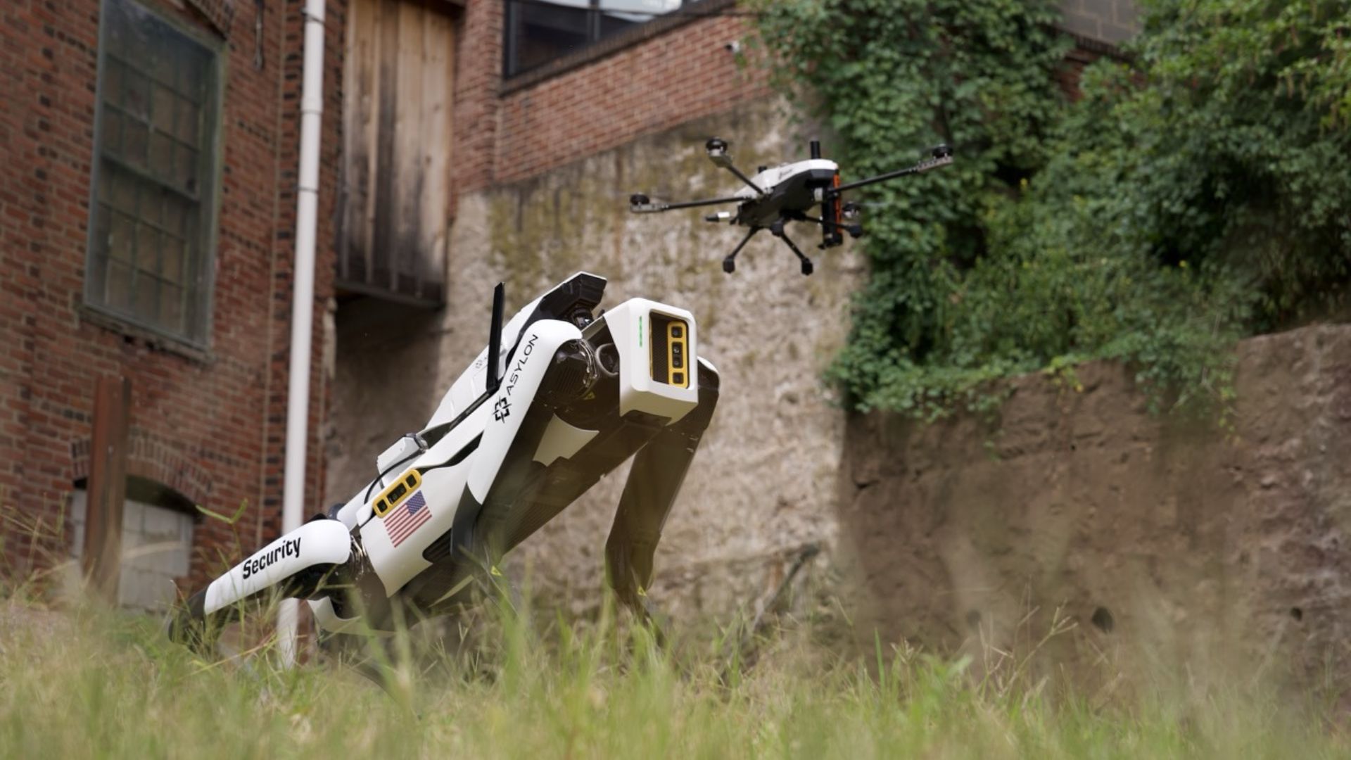 Air Force deploys drones and ground robots to speed autonomous aircraft inspection