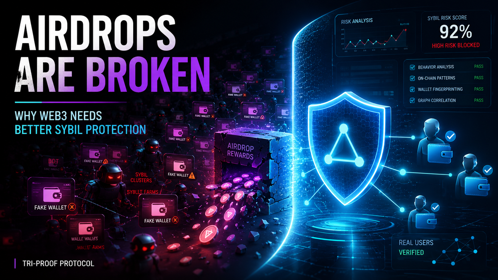 Airdrops Are Broken: Why Web3 Needs Sybil Protection and Wallet Risk Analysis