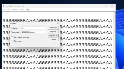 Alternative zu Notepad: Winziger Texteditor für Windows benötigt etwa 2,5 Kilobyte
