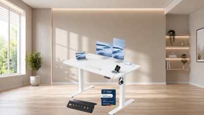 Anzeige: Höhenverstellbarer Schreibtisch für nur 61,82 Euro bei Amazon