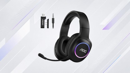 Anzeige: Kabelloses Gaming-Headset von AOC für unter 50 Euro bei Amazon