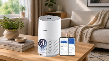 Anzeige: Luftreiniger von Philips mit Sensor und App reduziert bei Amazon