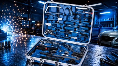 Anzeige: Scheppach-Werkzeugkoffer mit 173 Teilen zum neuen Bestpreis für unter 80 Euro bei Amazon