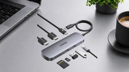 Anzeige: USB-C-Hub mit acht Anschlüssen für nur 29,99 Euro bei Amazon