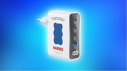 Anzeige: USB-Ladegerät von Haribo mit vier Ports und 100 W für unter 26 Euro