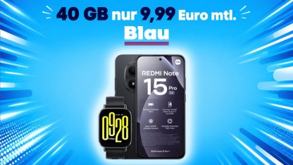Anzeige: Xiaomi-Smartphone mit Smartwatch und 40 GB bei Blau für nur 9,99 Euro/Monat