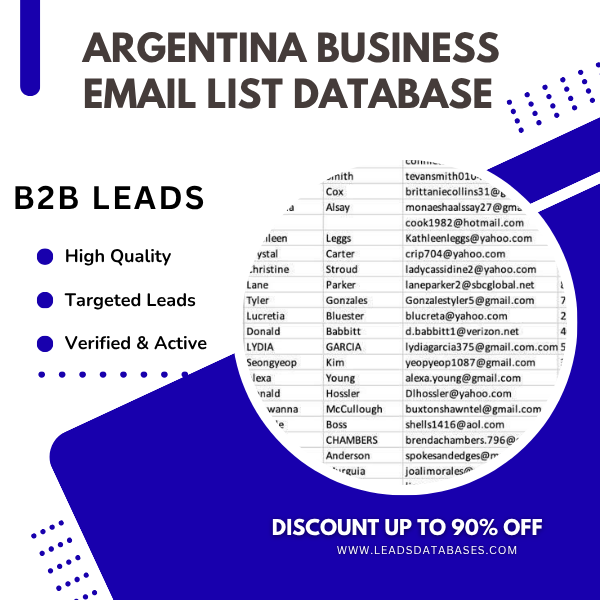Argentina Business Email List Database