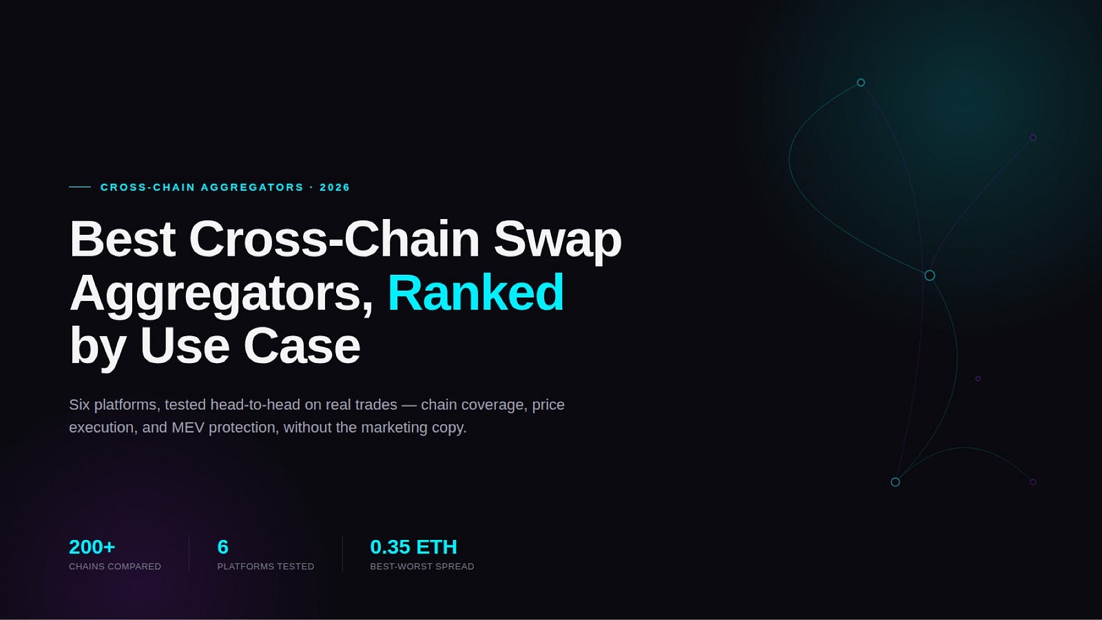 Best Cross-Chain Crypto Swap Aggregators in 2026, Ranked by Use Case