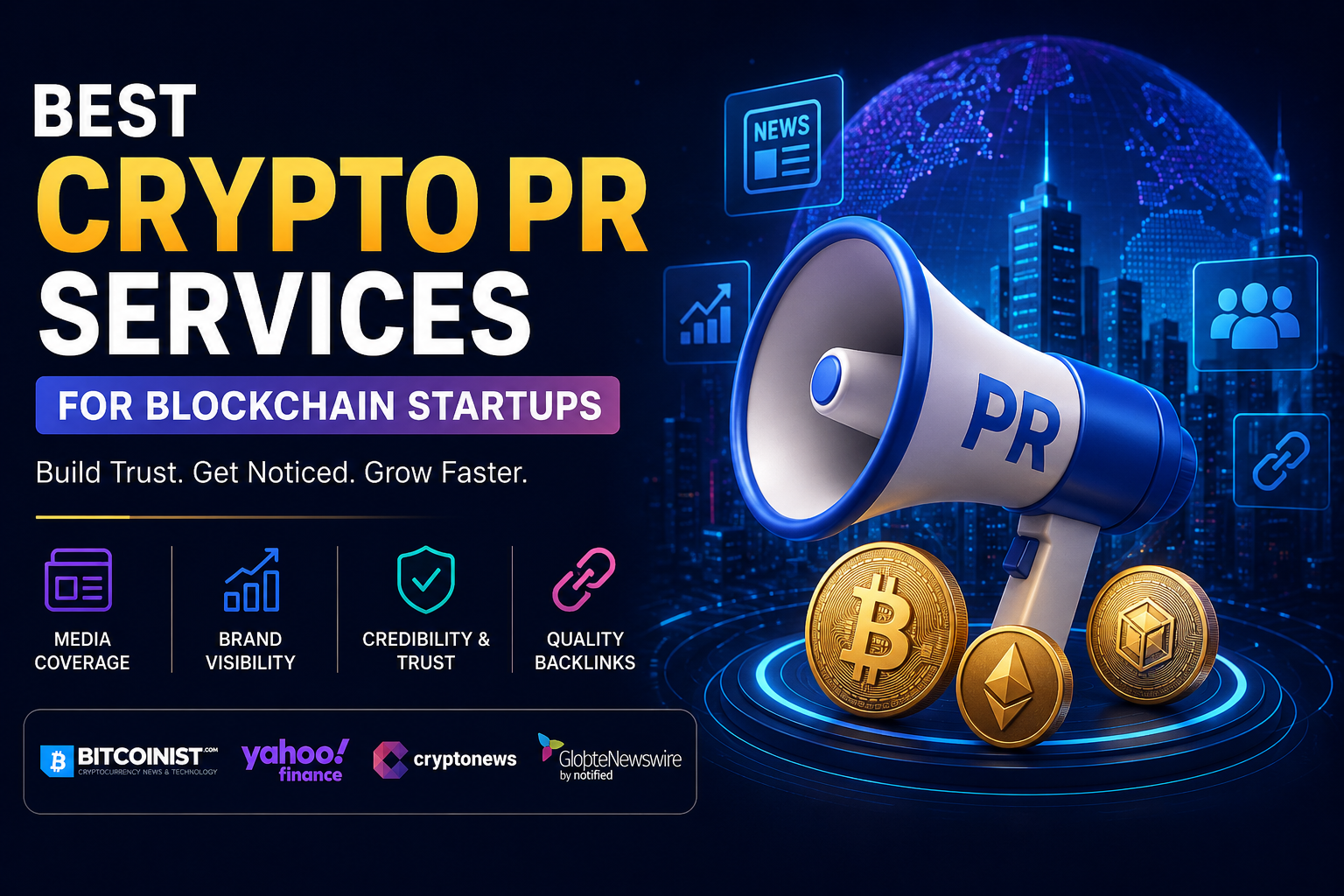 Best Crypto PR Services for Blockchain Startups