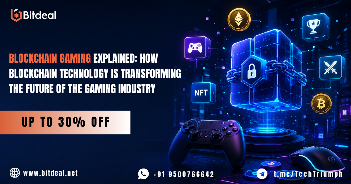 Blockchain Gaming Explained: How Blockchain Technology Is Transforming the Future of the Gaming…