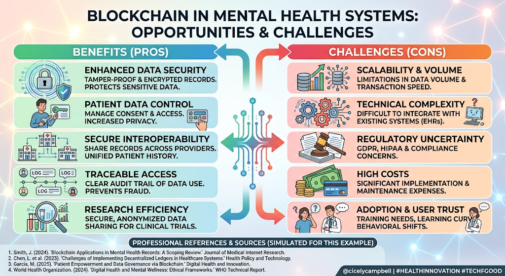 Blockchain in Mental Health: Opportunities and Challenges