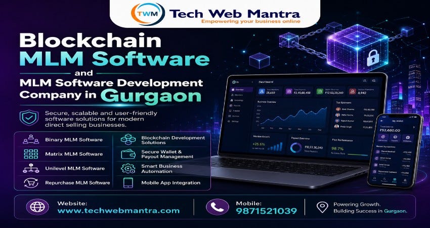 Blockchain MLM Software and MLM Software Development Company in Gurgaon