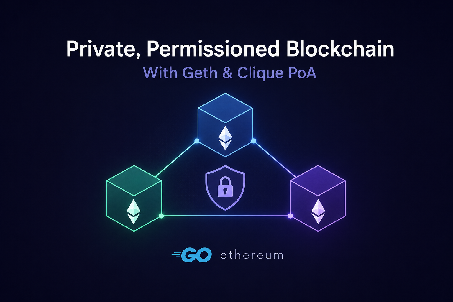Building a Private, Permissioned Blockchain Locally with Geth and Clique PoA