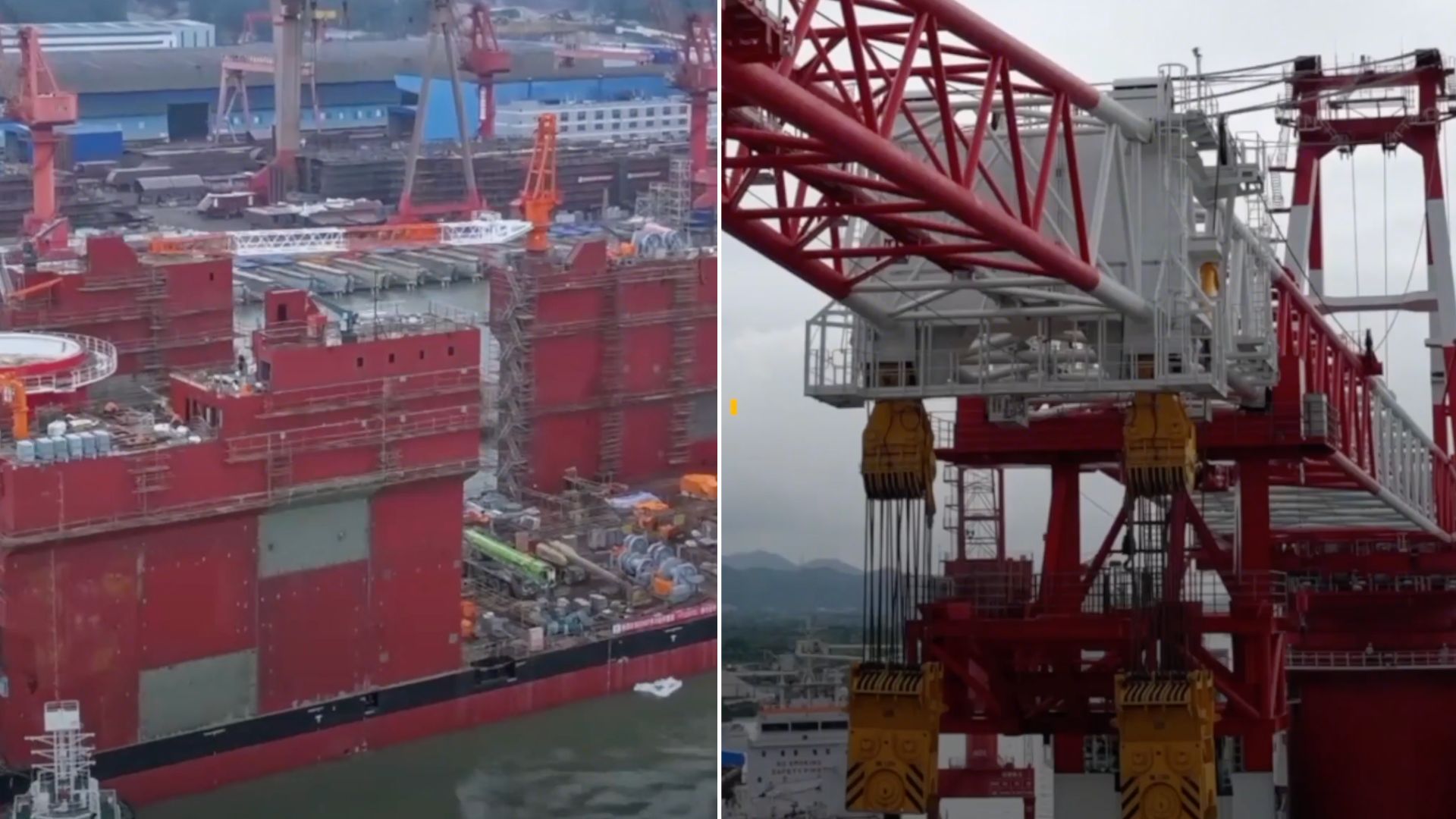 China unveils mega semi-submersible crane vessel that lifts 2,425 tons for offshore work