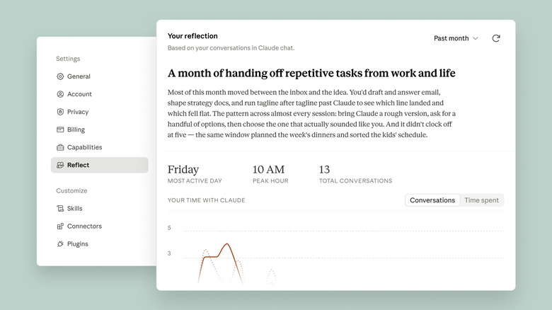 Claude’s new Reflect dashboard wants to help you log off of Claude