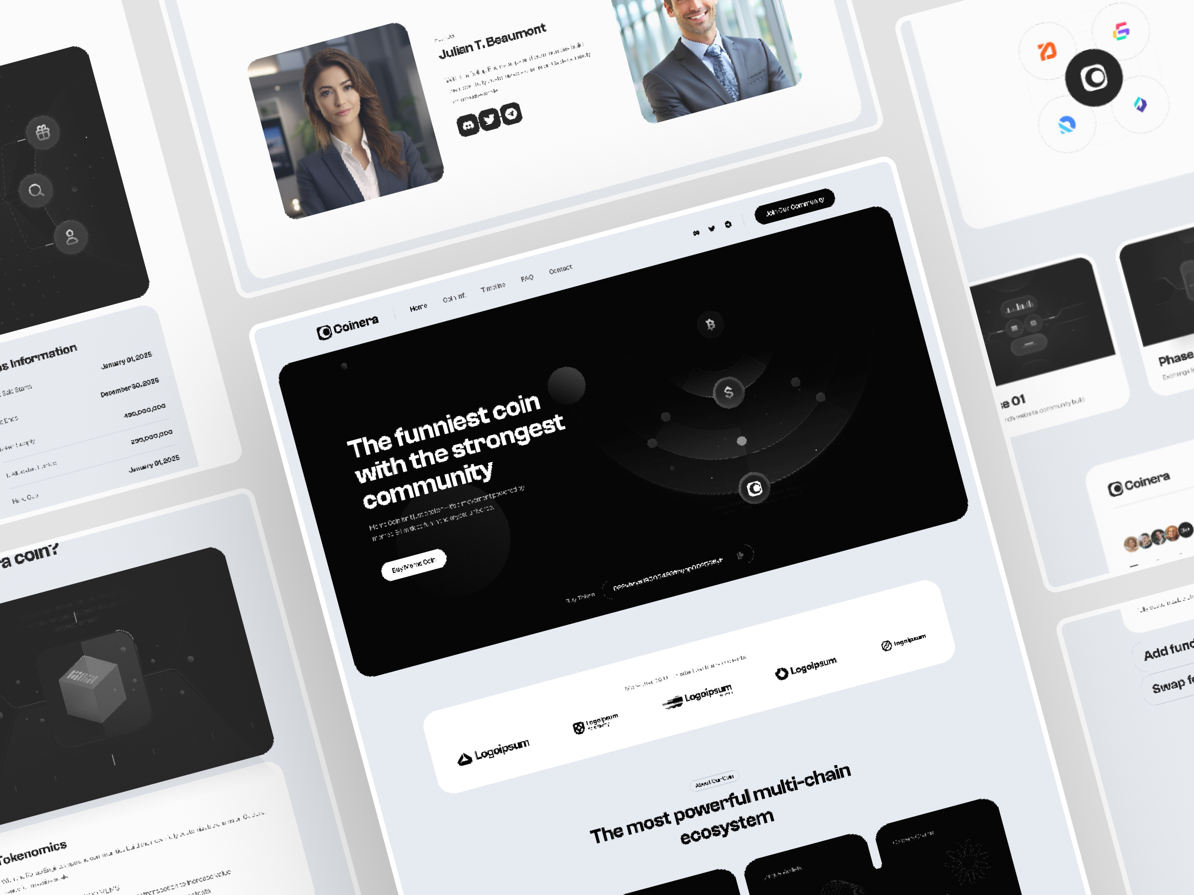 Coinera — Crypto & Blockchain Framer Template