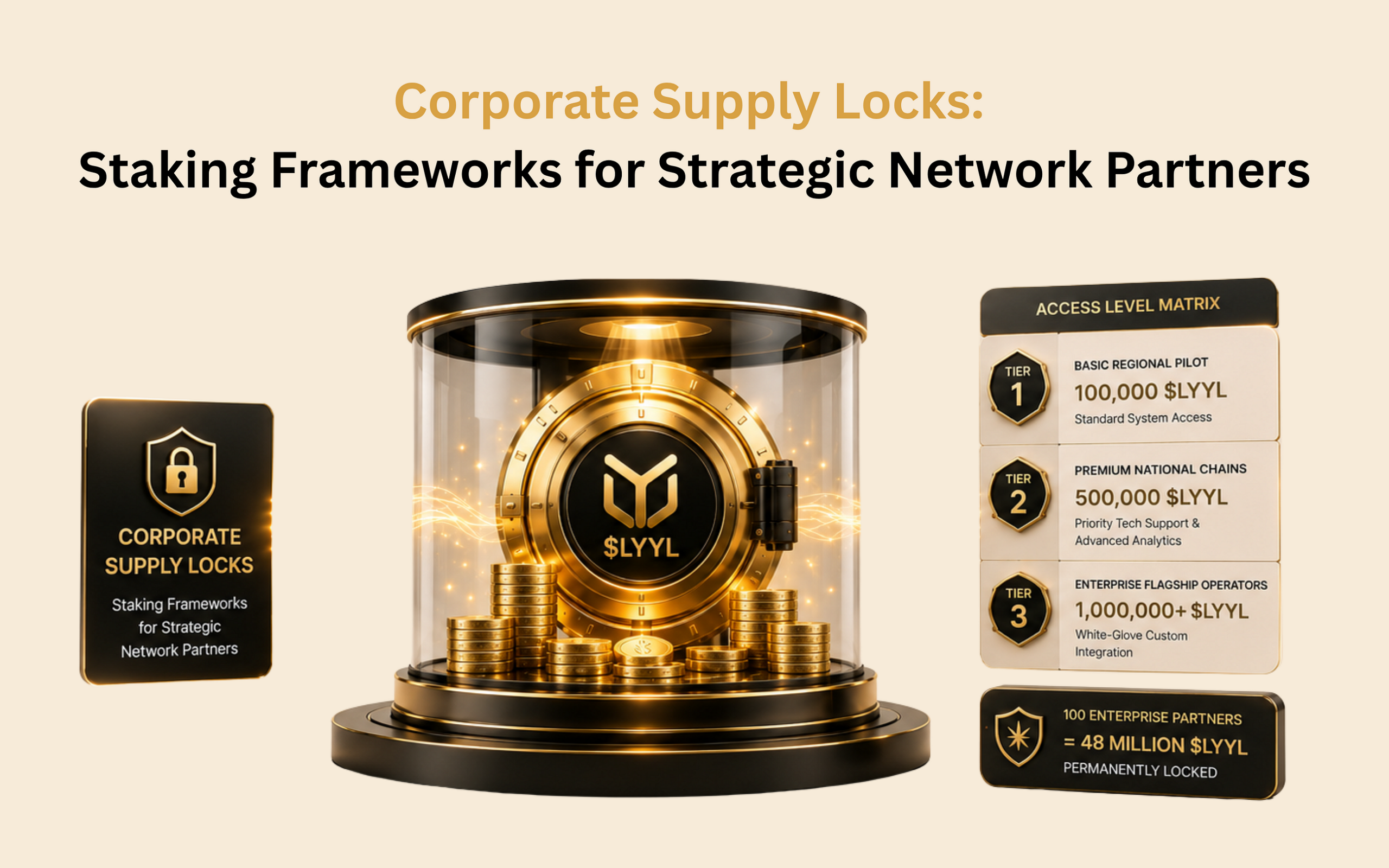 Corporate Supply Locks: Staking Frameworks for Strategic Network Partners