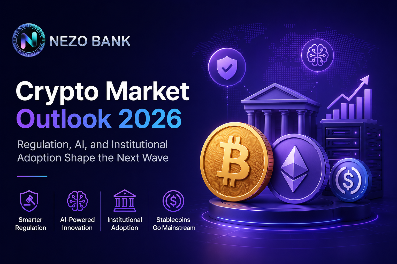 Crypto Market Outlook: Regulation, AI, and Institutional Adoption Shape the Next Wave