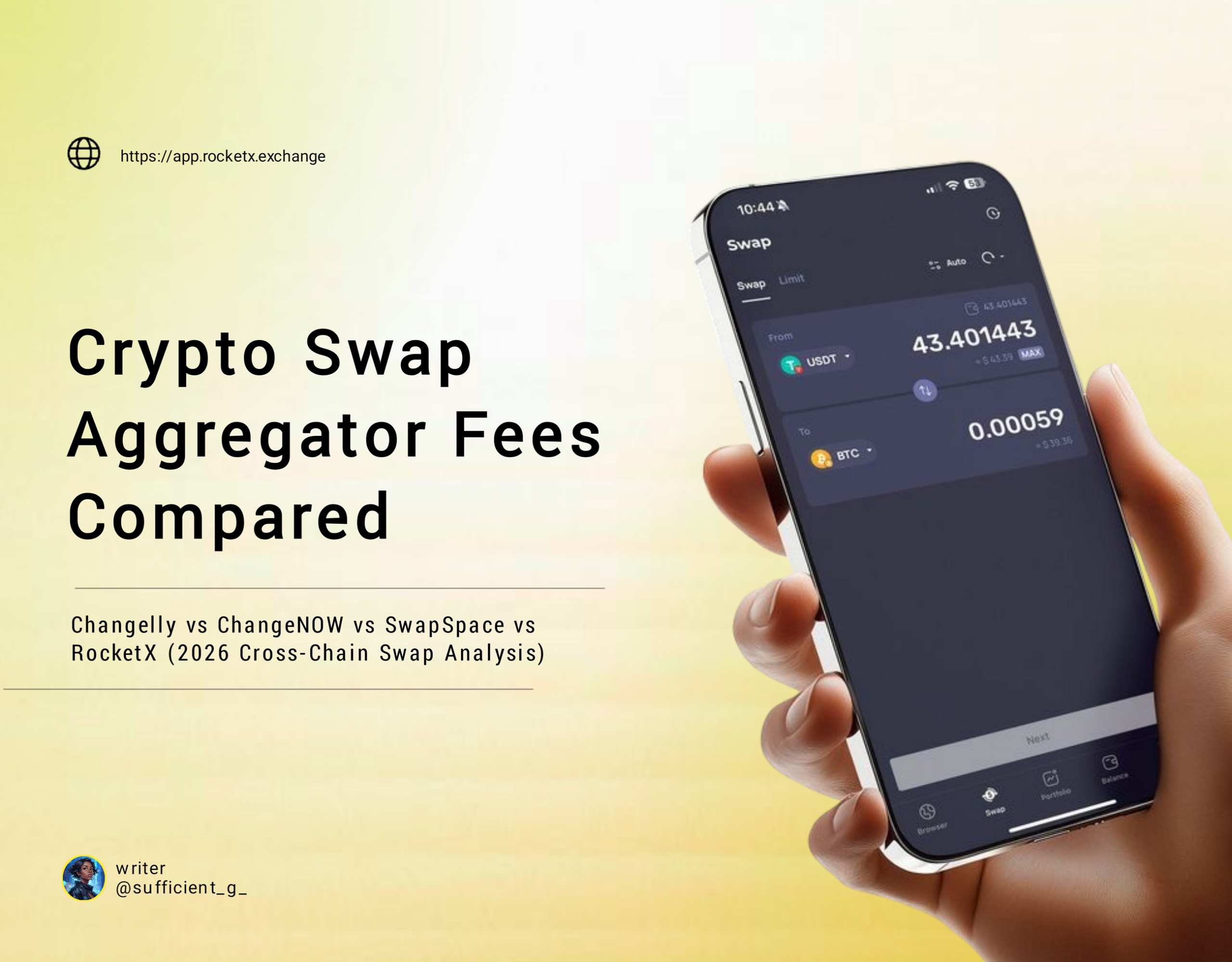 Crypto Swap Aggregator Fees Compared: Changelly vs ChangeNOW vs SwapSpace vs RocketX (2026…