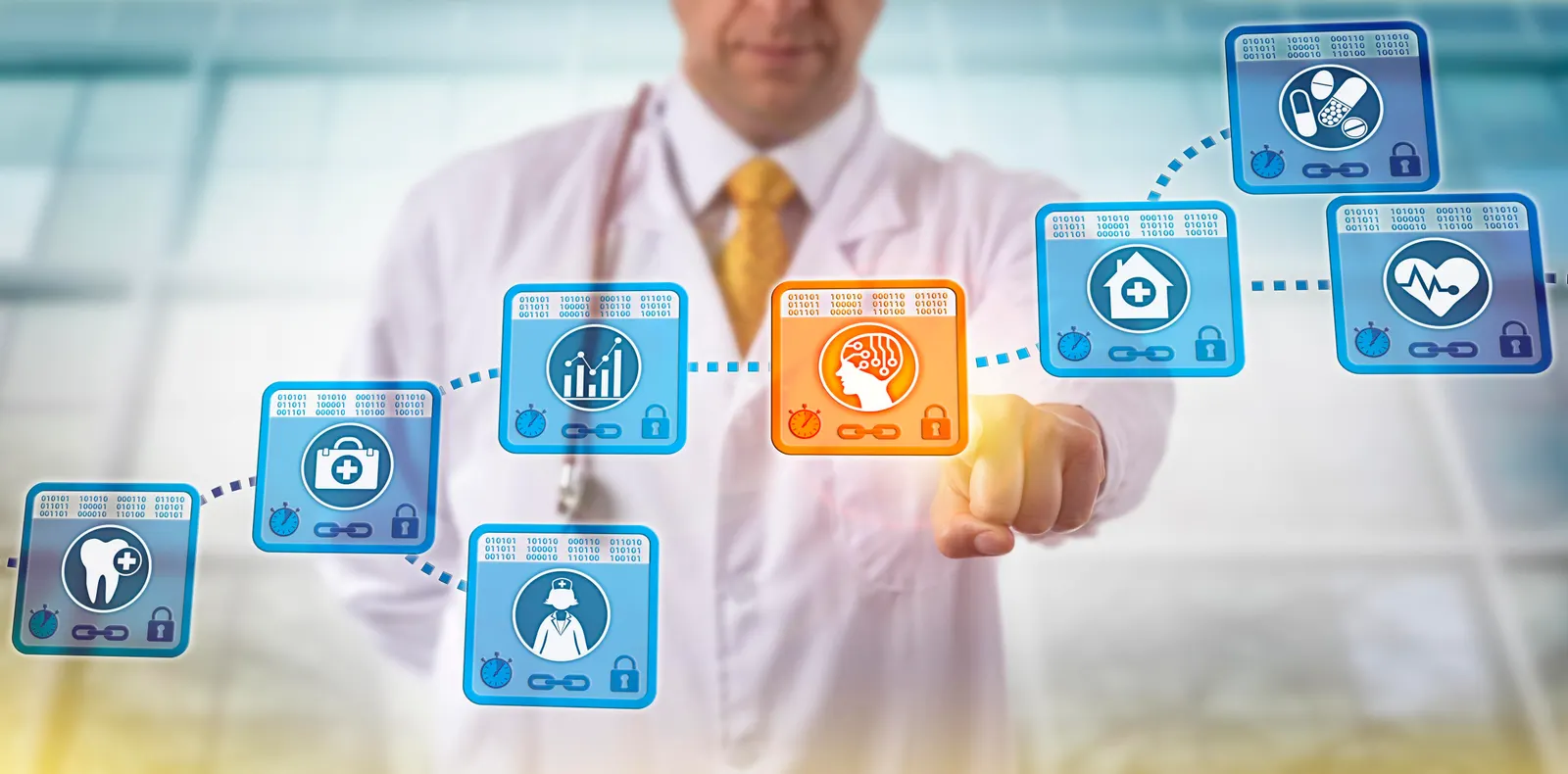 Design and Development of a Blockchain-Based System to Protect Medical Records
