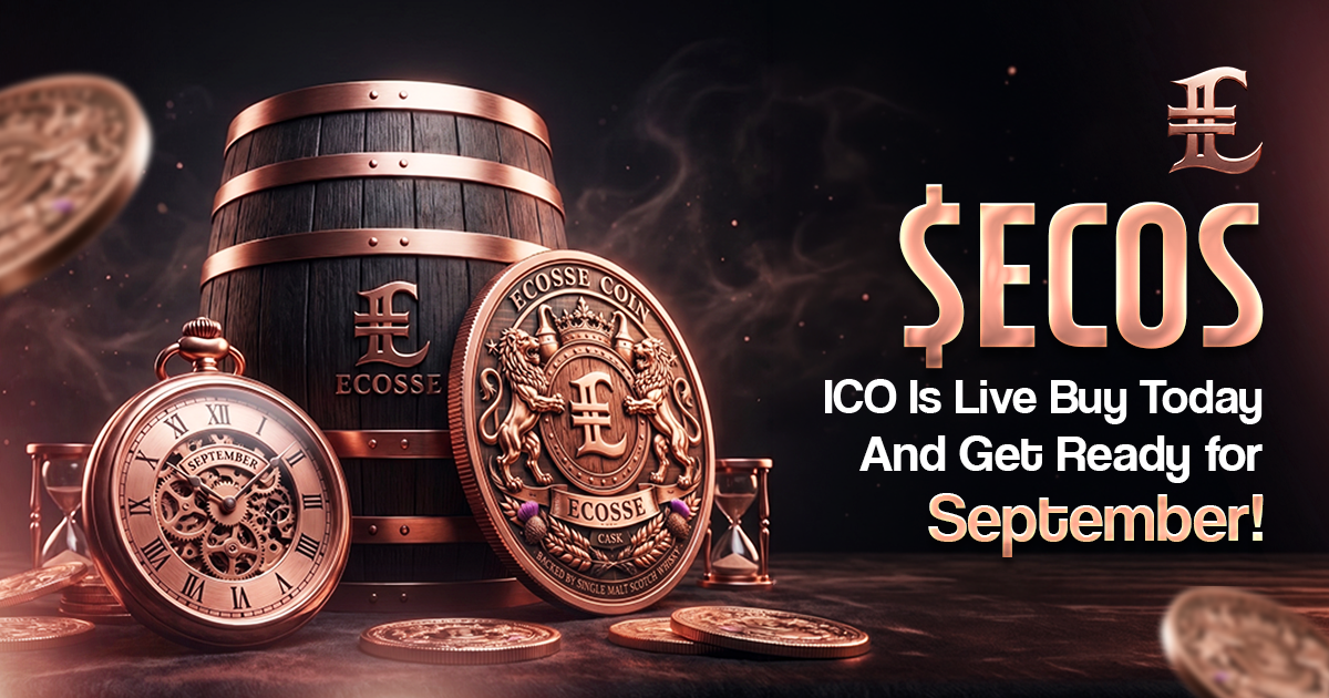 $ECOS ICO Goes Live as ECOSSE Moves Closer to Its September Public Debut!