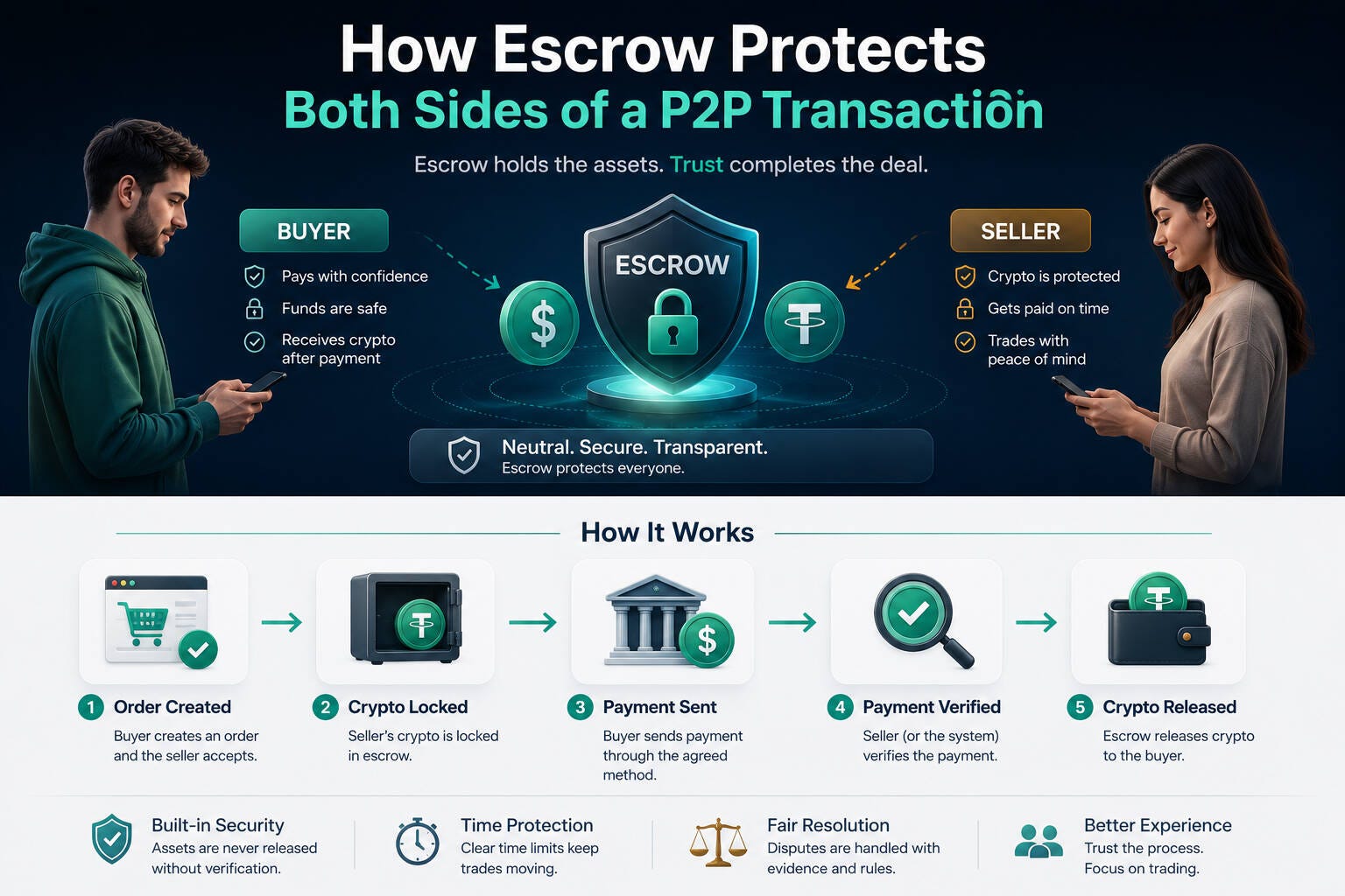 Escrow Isn’t Enough: The Missing Layer of Security in P2P Crypto Trading