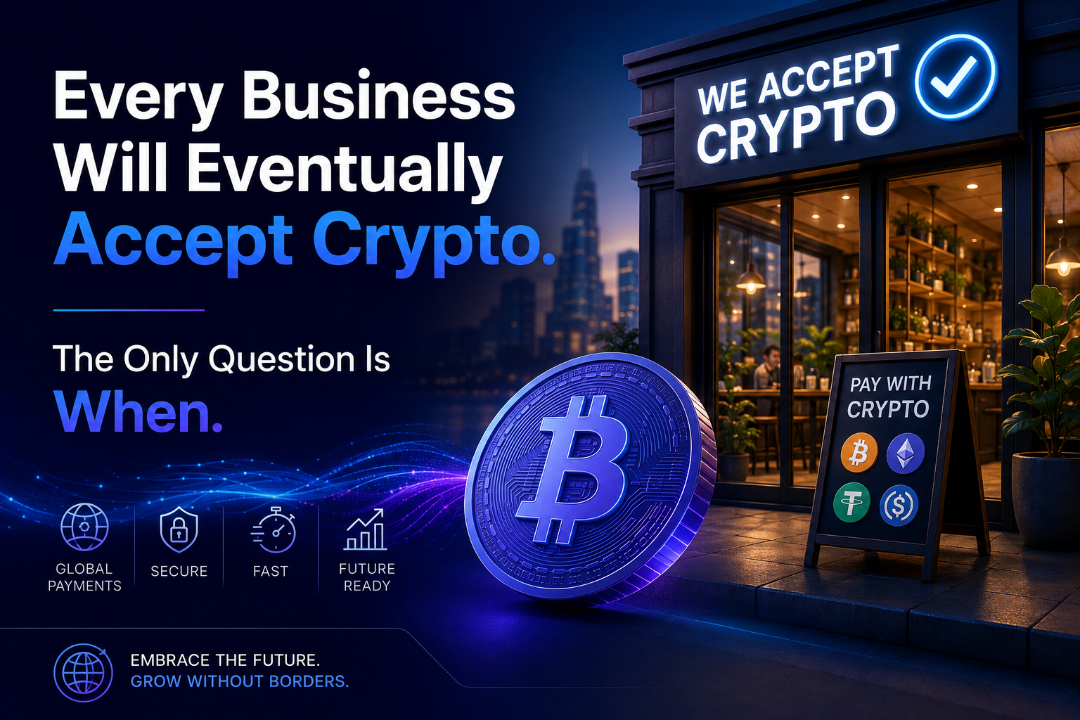 Every Business Will Eventually Accept Crypto. The Only Question Is When.