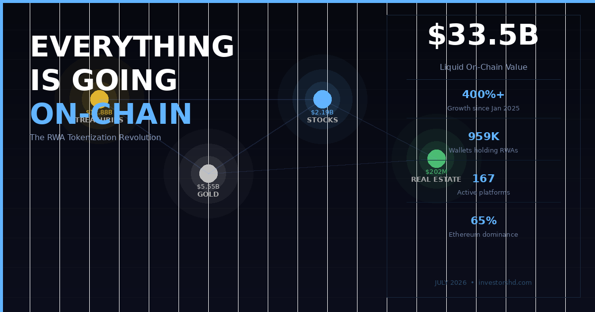 Everything Is Going On-Chain: The $33.5 Billion Tokenization Revolution Nobody Is Talking About