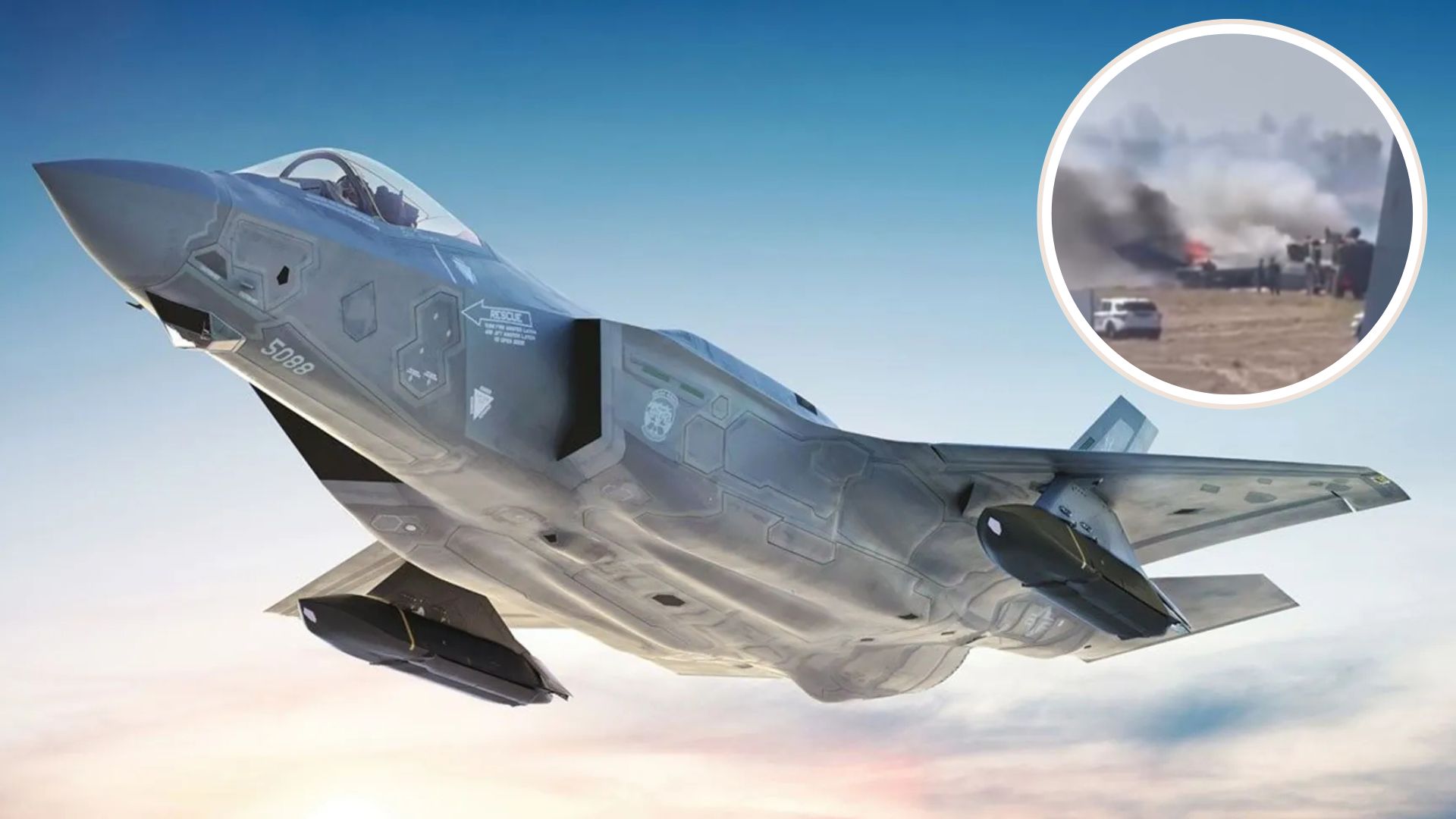 F-35B stealth fighter jet crashes near San Diego’s Miramar air base; pilot ejects safely
