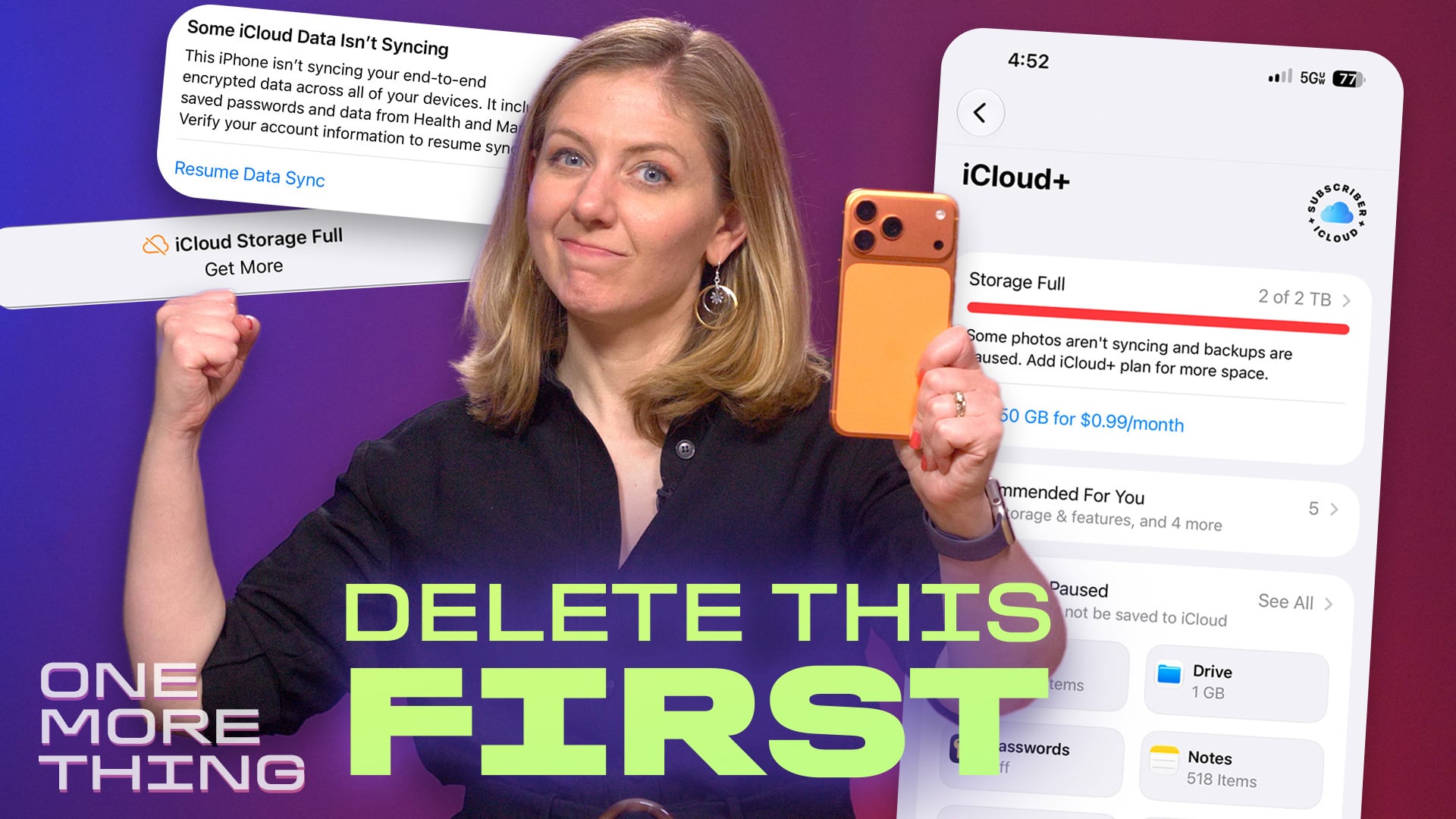 Free up iCloud space in 15 minutes on your iPhone