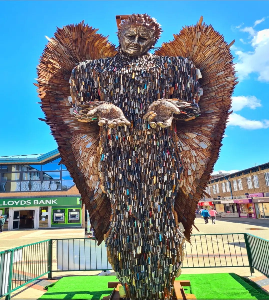From Weapons to Wings: The Story of the UK’s Knife Angel