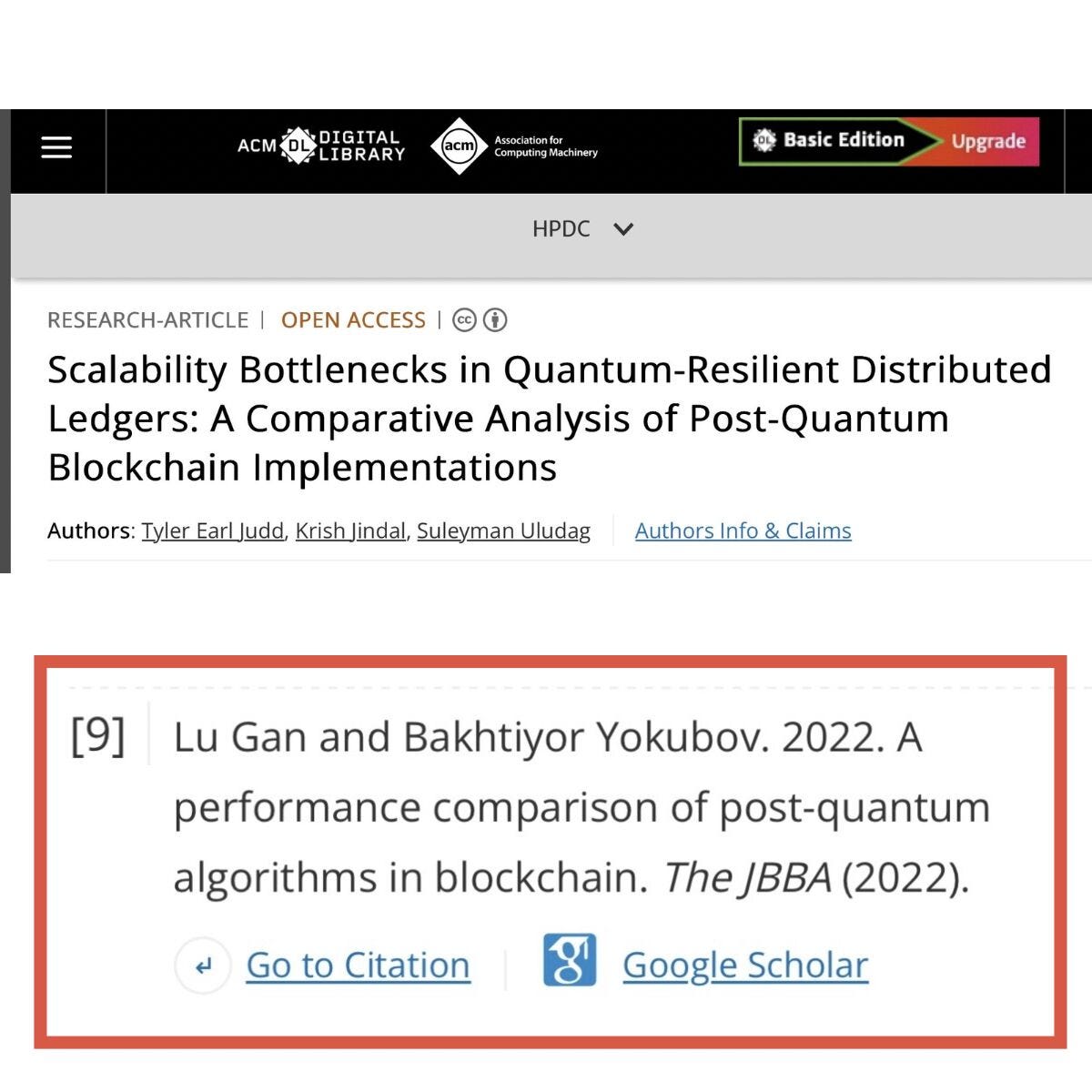 Future-Proofing Web3: University of Michigan Cites Landmark JBBA Study on Post-Quantum Blockchain