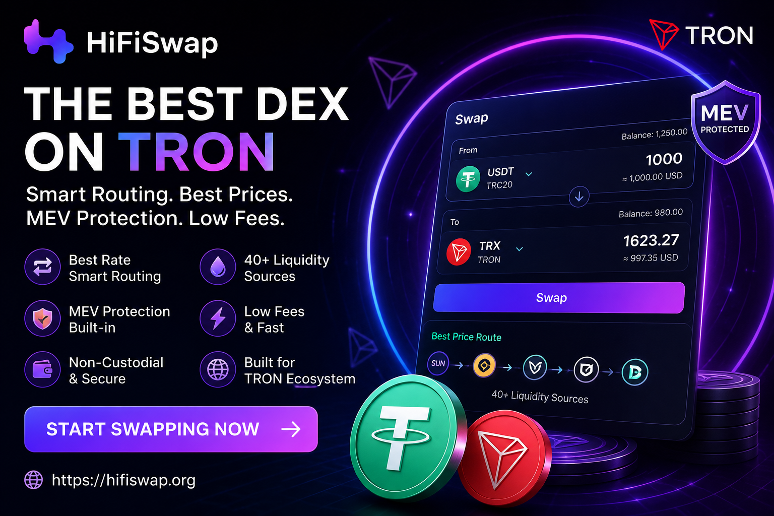 HiFiSwap 2026: Why TRON Users Are Moving to Smart DEX Aggregators for Faster USDT Swaps and Better…