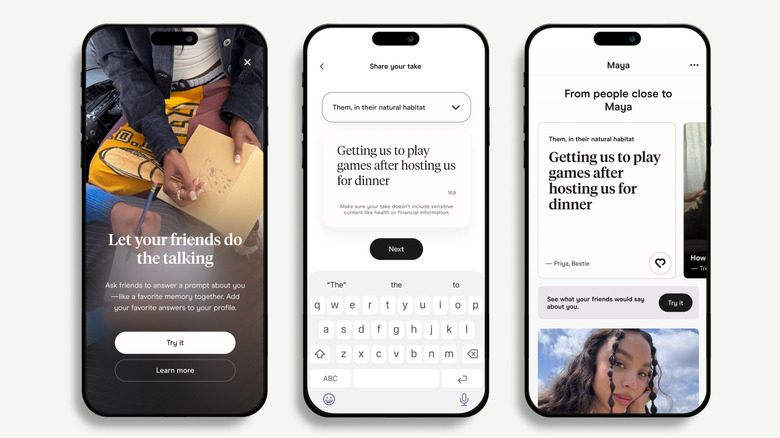 Hinge users can now get friends to hype them up on their profiles