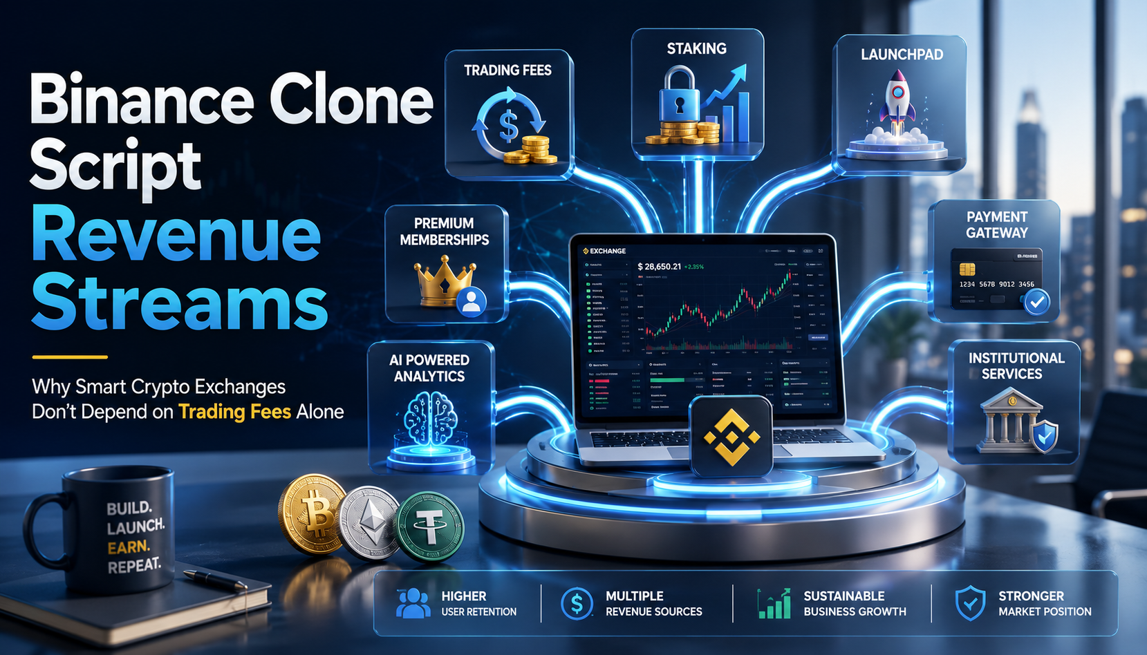 How Binance Clone Scripts Generate Multiple Revenue Streams