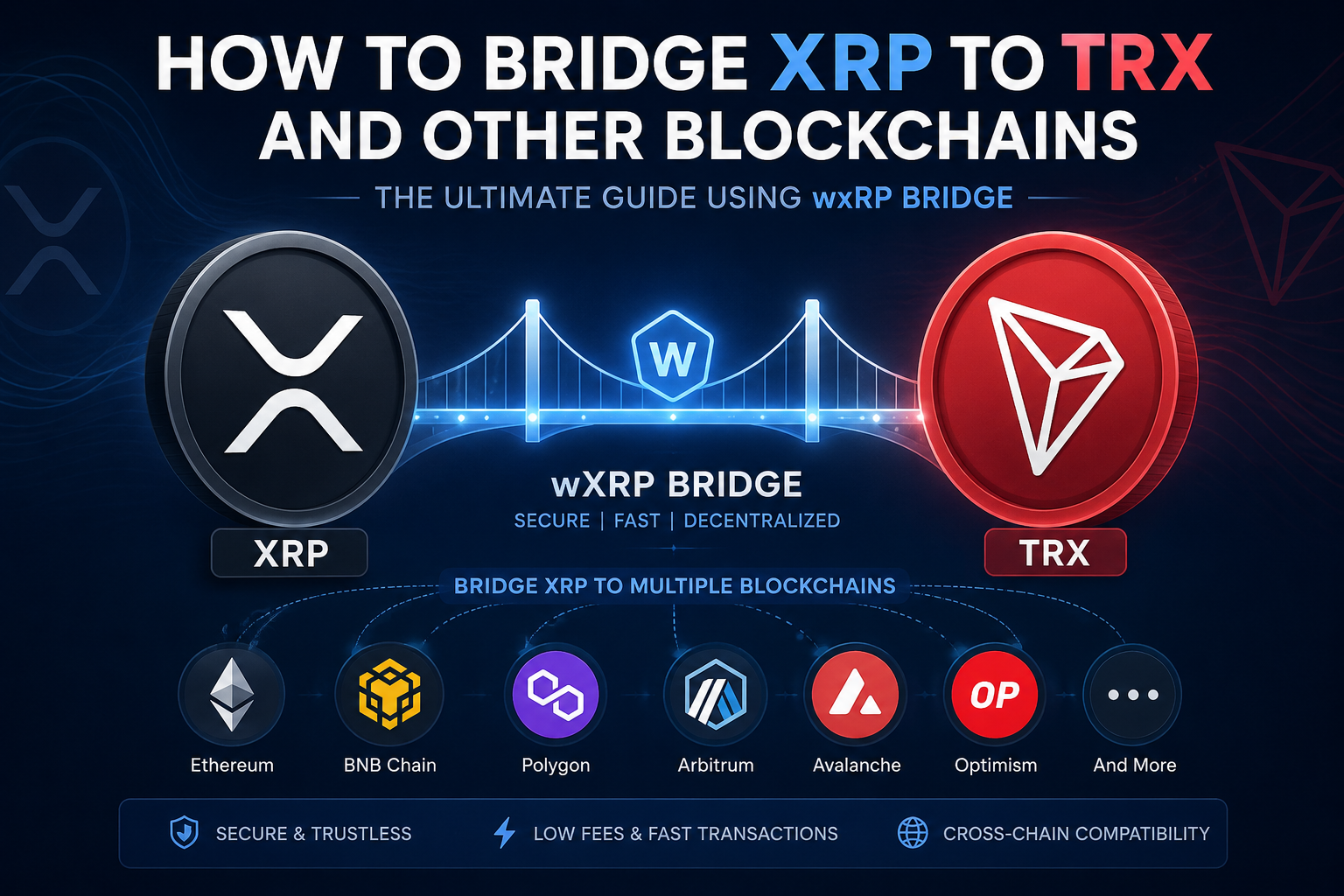 How to Bridge XRP to TRX and Other Blockchains — The Ultimate Guide Using wXRP Bridge