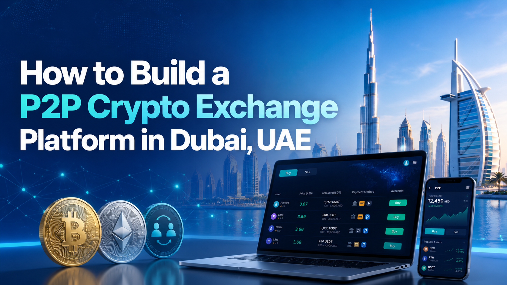 How to Build a P2P Crypto Exchange Platform in Dubai, UAE