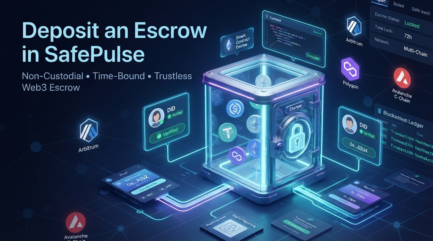 How to Deposit an Escrow in SafePulse