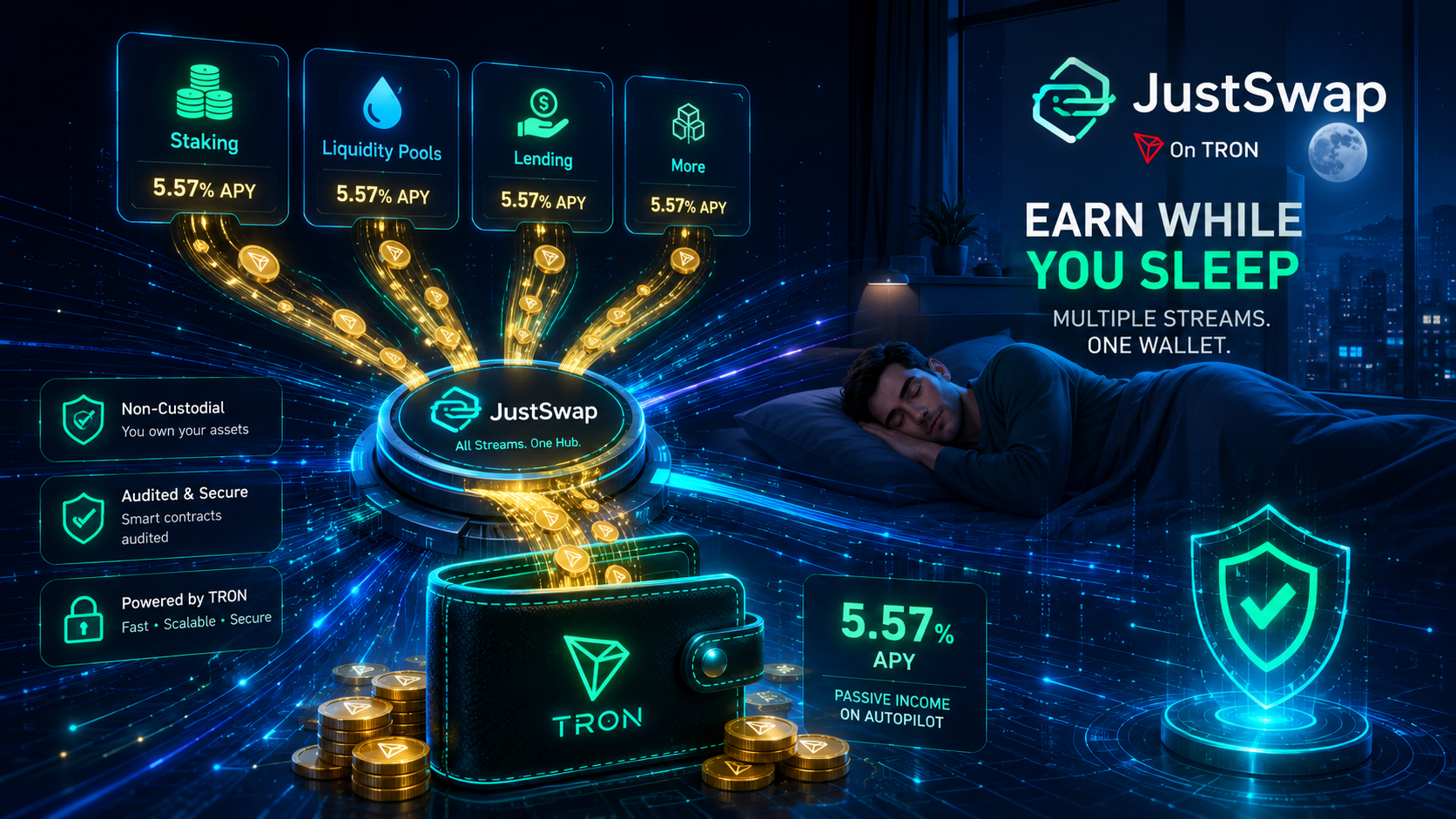 How to Earn Passive Income on JustSwap 2026: Staking, Liquidity Pools & Borrowing Explained