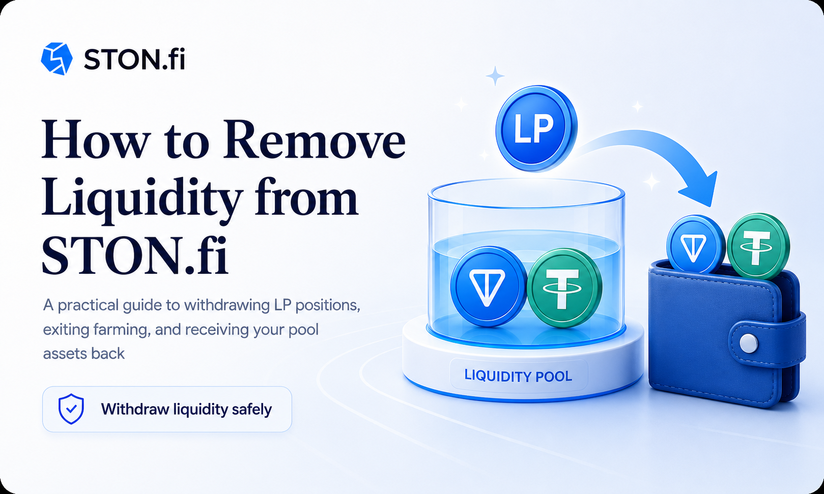 How to Remove Liquidity from STON.fi