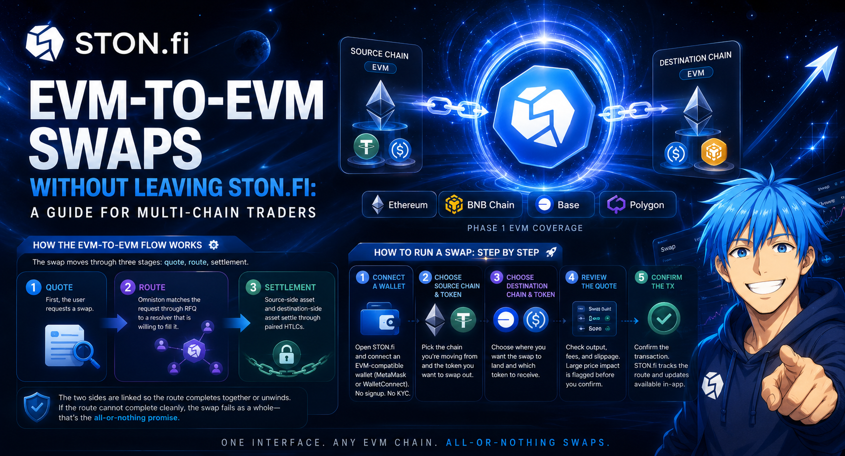 I Didn’t Expect to Use a TON DEX for EVM Swaps… Until I Tried STON.fi