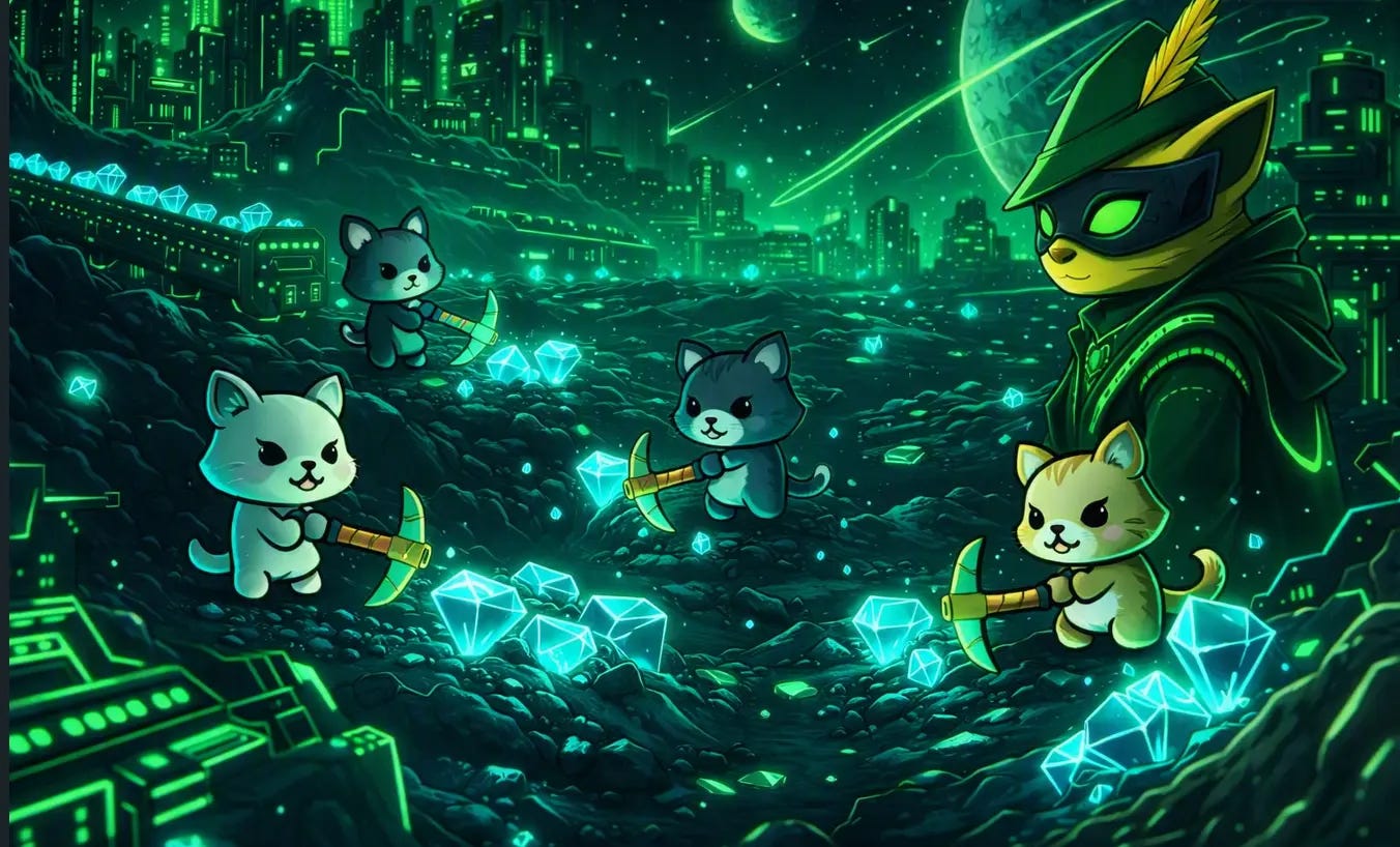 Is Kitty Mining On Robin Hood The Next OnChain Gold Rush or Just Another Memecoin?