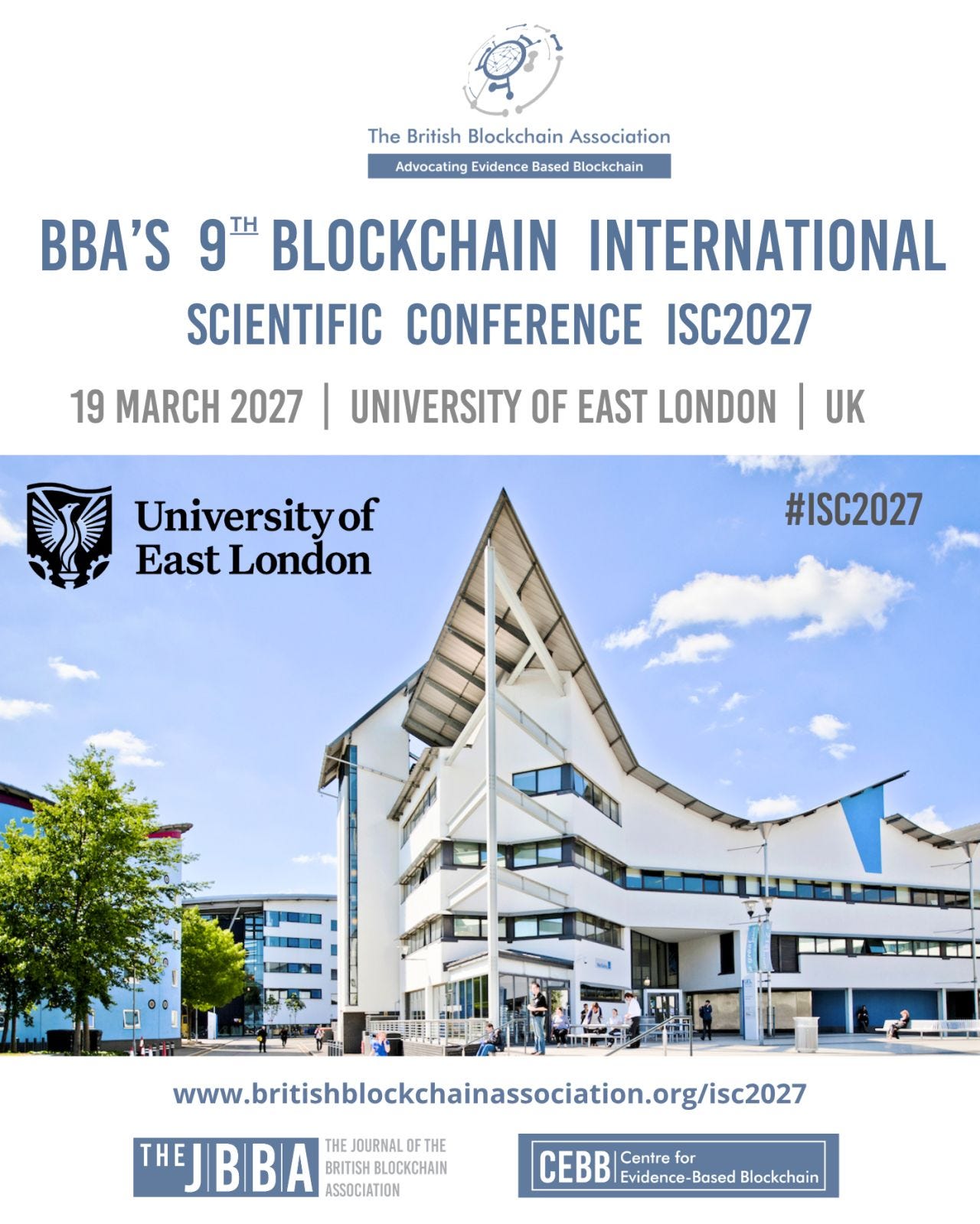 ISC2027: World’s Leading Blockchain Scientific Conference Heads to London