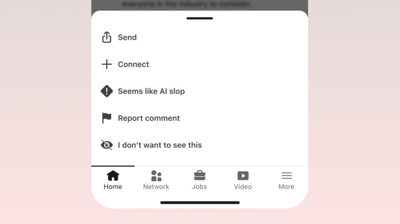 LinkedIn is testing a ‘seems like AI slop’ reporting tool