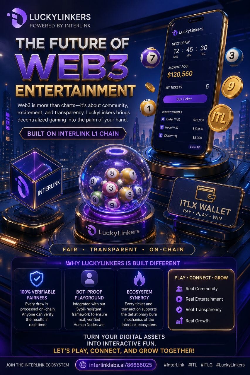 LuckyLinkers – The Future of Web3 Entertainment | Fair, Transparent & On-Chain Gaming