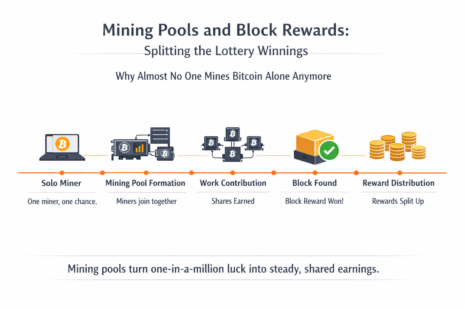 Mining Pools and Block Rewards: Splitting the Lottery Winnings (Part 7 of 10)
