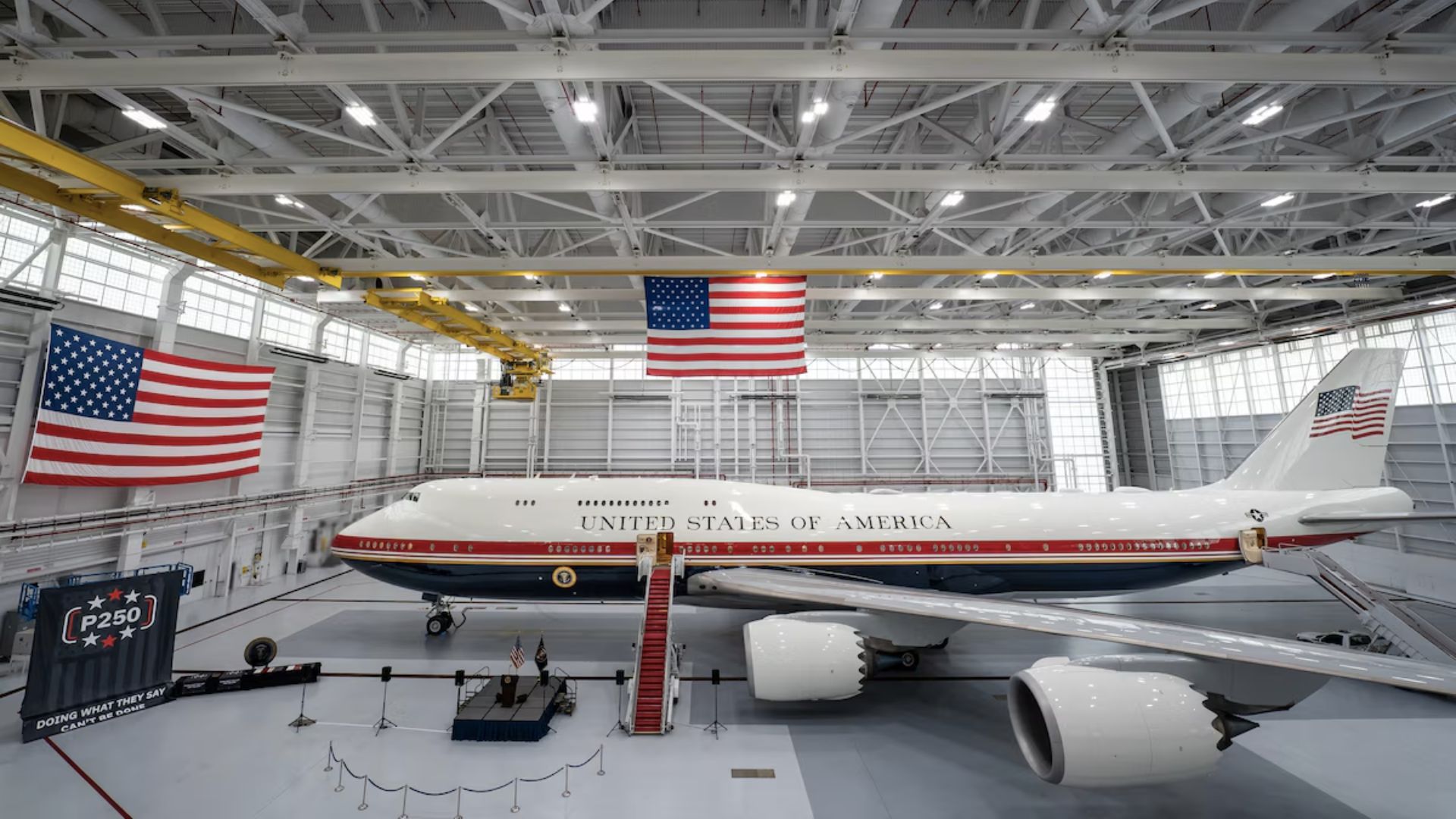 New Air Force One: Trump takes first flight on highly-modified 747-8 Boeing aircraft
