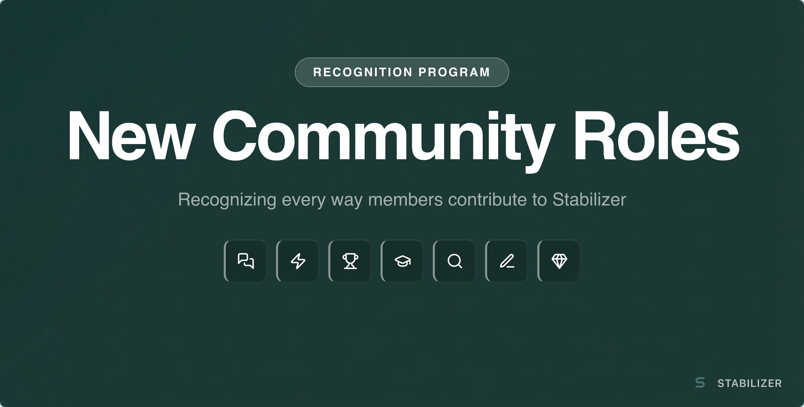 New Community Roles: Recognizing Contributors