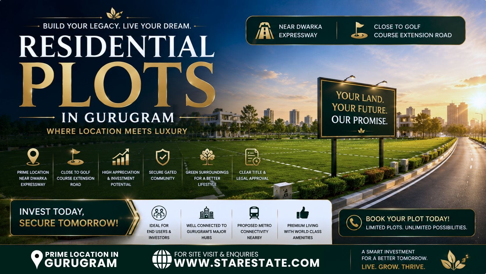 New Launch Plots In Gurugram Offering Premium Lifestyle And Strong ROI