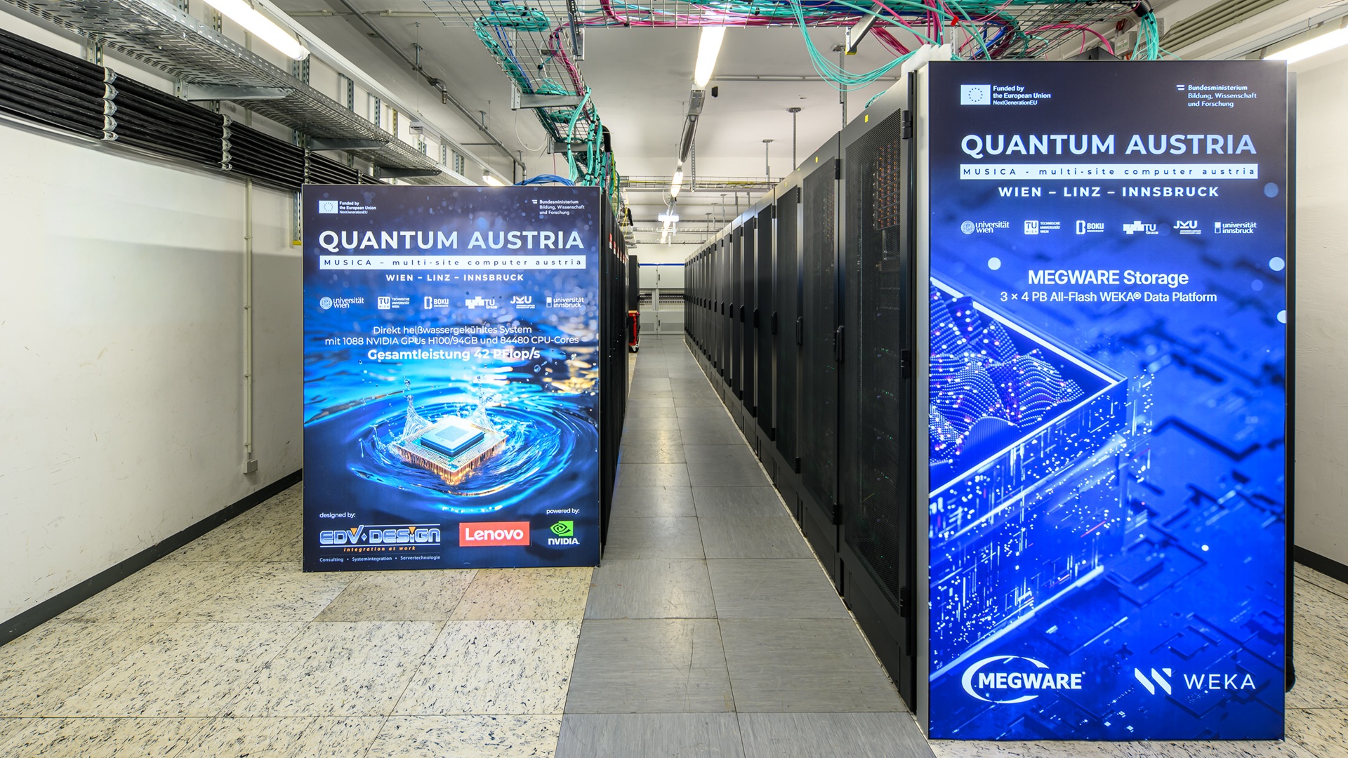 New Musica supercomputer performs 45,110 trillion calculations/sec with 1,088 Nvidia chips